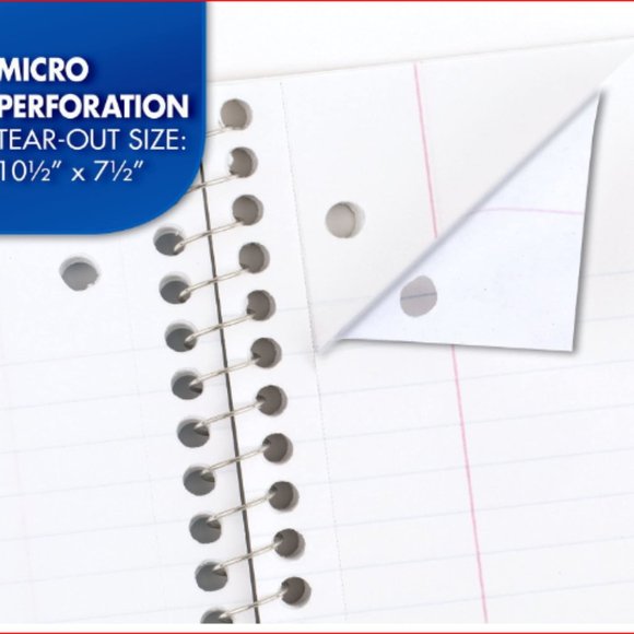 Two Spiral Notebooks, 70 College Ruled Sheets - Picture 11 of 12